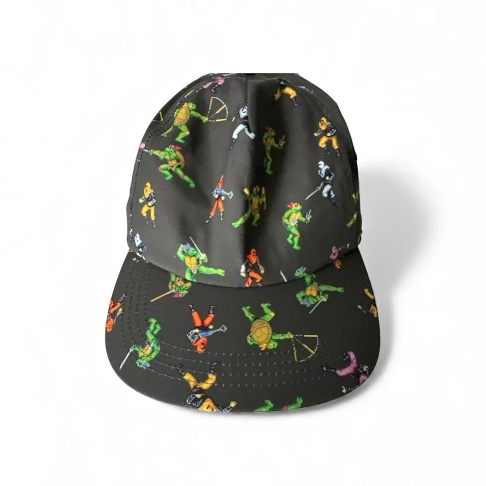 Men’s Or Kid’s Black Ninja Turtles Cap BNWT